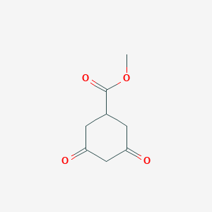 molecular formula C8H10O4 B3192126 Methyl 3,5-dioxocyclohexane-1-carboxylate CAS No. 61040-83-3