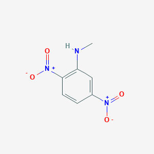 molecular formula C7H7N3O4 B3192145 Benzenamine, N-methyl-2,5-dinitro- CAS No. 61149-79-9