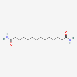 molecular formula C14H28N2O2 B3192193 Tetradecanediamide CAS No. 61382-93-2