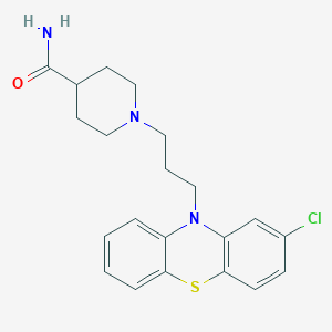 molecular formula C21H24ClN3OS B031922 Pipamazine CAS No. 84-04-8