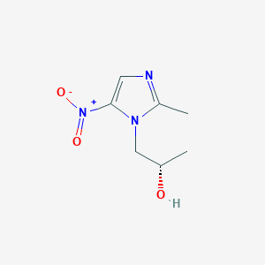 molecular formula C7H11N3O3 B3192294 Secnidazole, (S)- CAS No. 618911-59-4