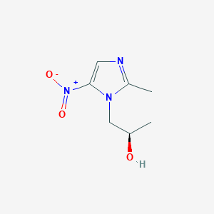 molecular formula C7H11N3O3 B3192297 Secnidazole, (R)- CAS No. 618911-61-8