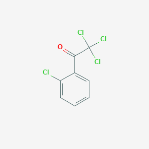 molecular formula C8H4Cl4O B031923 Acetophenone, tetrachloro derivative CAS No. 124787-08-2