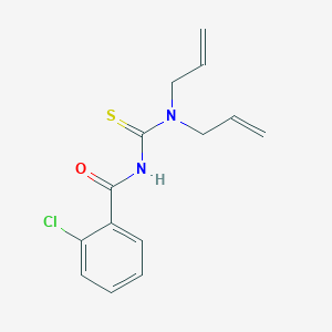 molecular formula C14H15ClN2OS B319237 N,N-diallyl-N'-(2-chlorobenzoyl)thiourea 