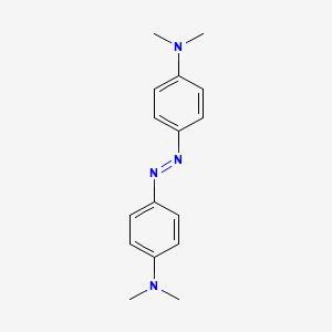 molecular formula C16H20N4 B3192411 N,N,N',N'-Tetramethyl-4,4'-azodianiline CAS No. 6257-64-3
