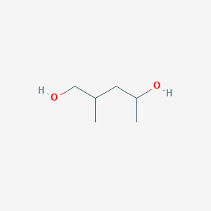 molecular formula C6H14O2 B3192477 2-Methylpentane-1,4-diol CAS No. 6287-17-8