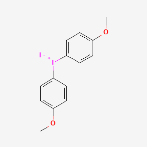 molecular formula C14H14I2O2 B3192481 Iodonium, bis(4-methoxyphenyl)-, iodide CAS No. 6293-71-6