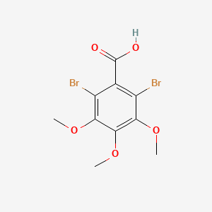 molecular formula C10H10Br2O5 B3192496 2,6-Dibromo-3,4,5-trimethoxybenzoic acid CAS No. 6307-91-1