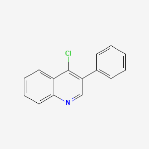 molecular formula C15H10ClN B3192523 4-Chloro-3-phenylquinoline CAS No. 6319-32-0