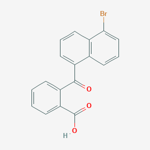 2-(5-Bromonaphthalene-1-carbonyl)benzoic acid