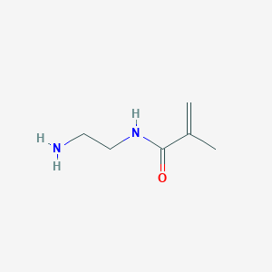 molecular formula C6H12N2O B3192539 n-(2-aminoethyl)methacrylamide CAS No. 63298-57-7