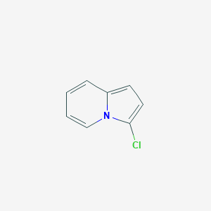 molecular formula C8H6ClN B3192548 3-Chloroindolizine CAS No. 63359-55-7