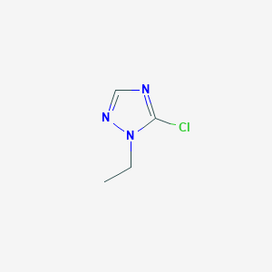 molecular formula C4H6ClN3 B3192583 5-Chloro-1-ethyl-1H-1,2,4-triazole CAS No. 63520-39-8