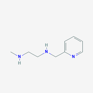 molecular formula C9H15N3 B3192605 1,2-Ethanediamine, N-methyl-N'-(2-pyridinylmethyl)- CAS No. 63671-67-0
