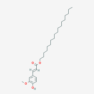 molecular formula C28H46O4 B3192653 Octadecyl ferulate CAS No. 64190-81-4