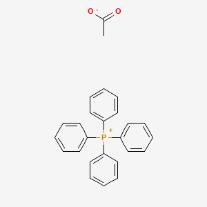 molecular formula C26H23O2P B3192687 Tetraphenylphosphonium acetate CAS No. 64564-22-3