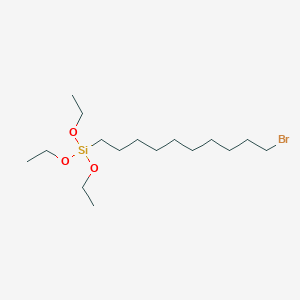 B3192782 Silane, (10-bromodecyl)triethoxy- CAS No. 652159-43-8