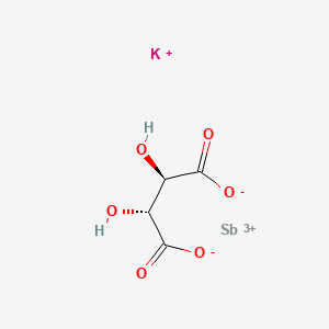 molecular formula C4H6KO6Sb B3192795 Einecs 229-436-1 CAS No. 6535-15-5
