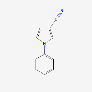 molecular formula C11H8N2 B3192813 1-Phenyl-1H-pyrrole-3-carbonitrile CAS No. 65735-06-0