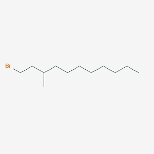 molecular formula C12H25B B3192822 1-Bromo-3-methylundecane CAS No. 65781-39-7