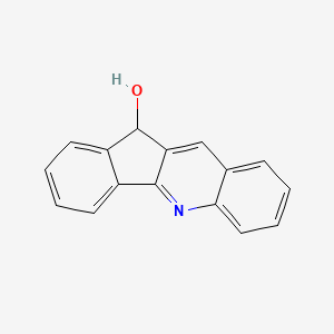 molecular formula C16H11NO B3192890 11h-Indeno[1,2-b]quinolin-11-ol CAS No. 6626-65-9