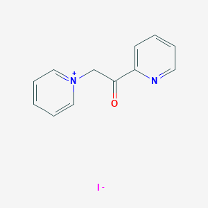 molecular formula C12H11IN2O B031929 1-[2-氧代-2-(2-吡啶基)乙基]吡啶碘化物 CAS No. 26482-00-8