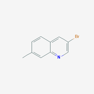 molecular formula C10H8BrN B3192911 3-Bromo-7-methylquinoline CAS No. 66438-79-7