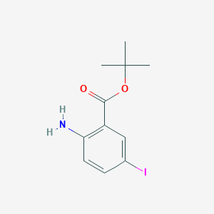 molecular formula C11H14INO2 B3192958 Tert-butyl 2-amino-5-iodobenzoate CAS No. 668261-27-6