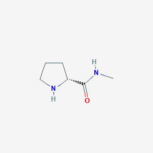molecular formula C6H12N2O B3192969 (R)-N-Methylpyrrolidine-2-carboxamide CAS No. 66877-05-2