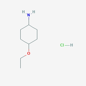 molecular formula C8H18ClNO B3193019 trans-4-Ethoxycyclohexanamine HCl CAS No. 674367-29-4