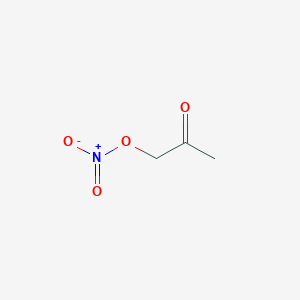 molecular formula C3H5NO4 B3193021 2-Propanone, 1-(nitrooxy)- CAS No. 6745-71-7