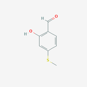 molecular formula C8H8O2S B3193084 4-Methylthio-salicylaldehyd CAS No. 67868-83-1