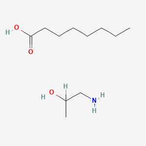 molecular formula C11H25NO3 B3193121 Octanoic acid isopropanolamine salt CAS No. 68171-53-9
