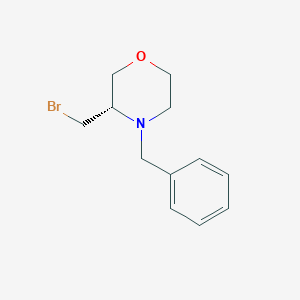 B3193126 (S)-4-Benzyl-3-(bromomethyl)morpholine CAS No. 681851-29-6