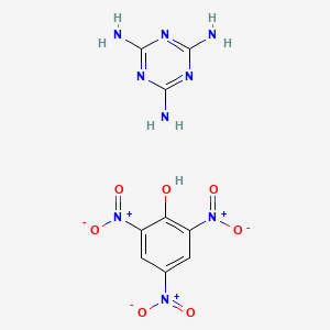 molecular formula C9H9N9O7 B3193291 Melamine Picrate CAS No. 70285-40-4