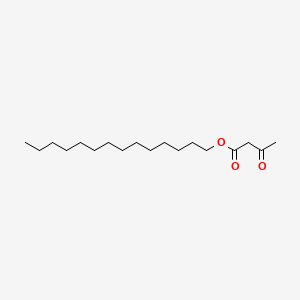 molecular formula C18H34O3 B3193348 Tetradecyl acetoacetate CAS No. 70938-05-5