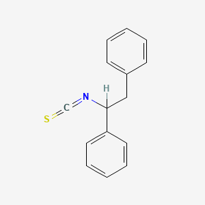 molecular formula C15H13NS B3193365 1,2-Diphenylethyl isothiocyanate CAS No. 71056-06-9