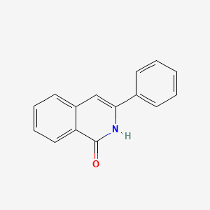 molecular formula C15H11NO B3193385 1(2H)-Isoquinolinone, 3-phenyl- CAS No. 7115-13-1