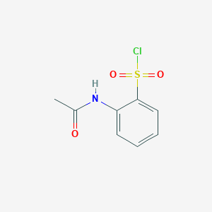 molecular formula C8H8ClNO3S B3193456 2-Acetamidobenzene-1-sulfonyl chloride CAS No. 71905-93-6