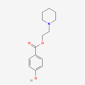 2-Piperidin-1-ylethyl 4-hydroxybenzoate