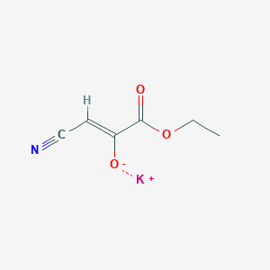 potassium (Z)-2-cyano-1-ethoxycarbonyl-ethenolate