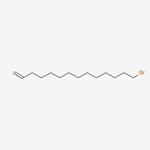 molecular formula C14H27B B3193720 14-Bromo-1-tetradecene CAS No. 74646-31-4