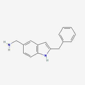 (2-benzyl-1H-indol-5-yl)methanamine