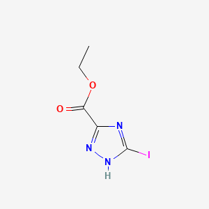 ethyl 5-iodo-1H-1,2,4-triazole-3-carboxylate