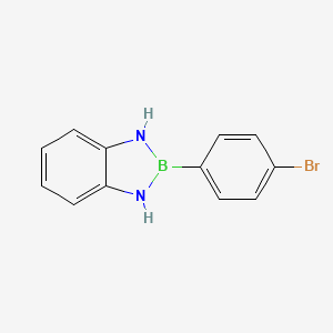 2-(4-Bromophenyl)-1,3-dihydro-1,3,2-benzodiazaborole