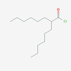 Octanoyl chloride, 2-hexyl-