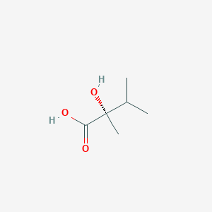 molecular formula C6H12O3 B3194054 (2S)-2-Hydroxy-2,3-dimethylbutanoic acid CAS No. 78640-99-0