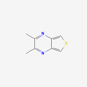 molecular formula C8H8N2S B3194062 2,3-Dimethylthieno[3,4-b]pyrazine CAS No. 78648-59-6