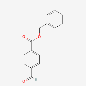 molecular formula C15H12O3 B3194078 Benzyl 4-formylbenzoate CAS No. 78767-55-2