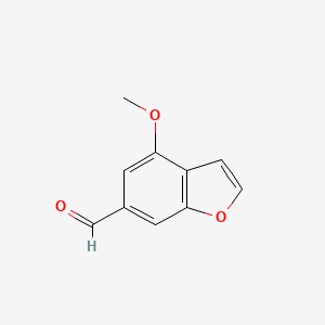 6-Benzofurancarboxaldehyde, 4-methoxy-